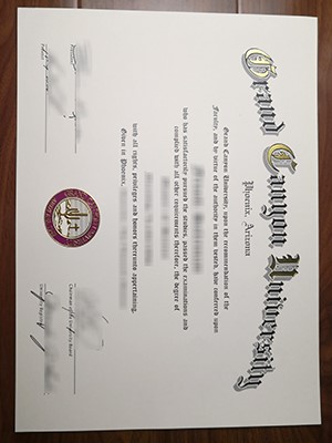 Purchase a fake Grand Canyon University degree onli