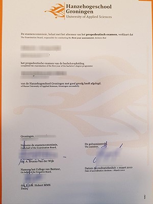 How much does a fake Hanze University of Applied Sc