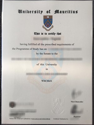 Can i order a fake University of Mauritius degree f