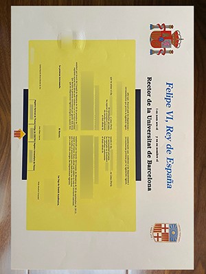 How to order a fake Universitat de Barcelona degree