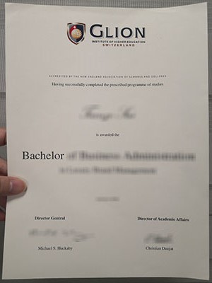 How to order a fake Glion Institute of Higher Educa