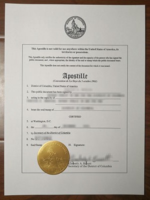 How much is a fake Apostille of Columbia certificat