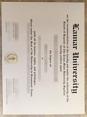 How long does to buy a diploma of Lamar University 
