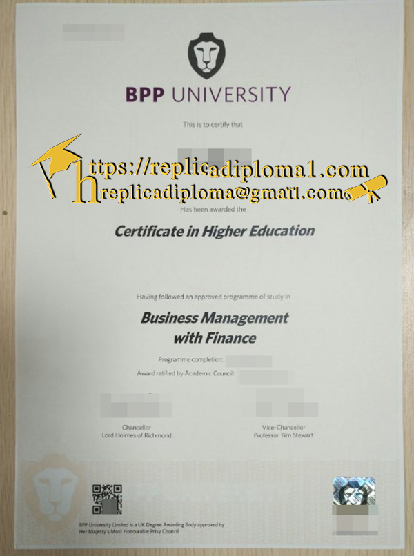 BPP university degree