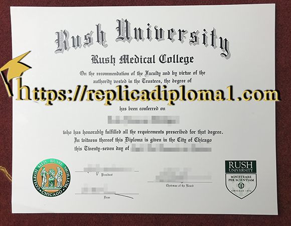 rush university rush medical college diploma