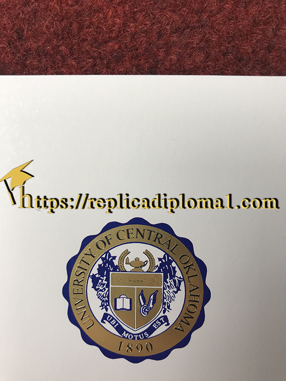 fake University of Central Oklahoma diploma