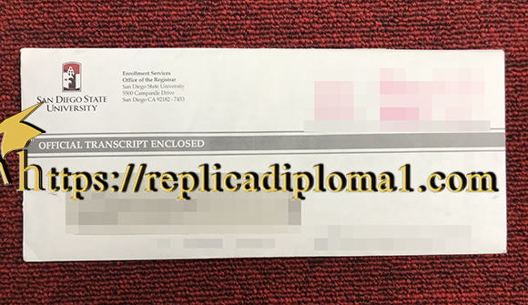 San Diego State University Envelope